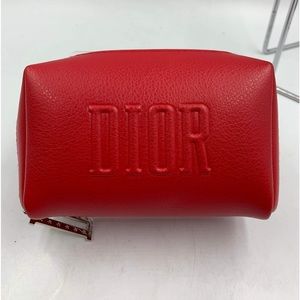 DIOR make up pouch  (red)